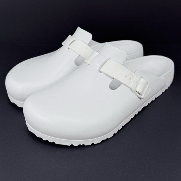 Birkenstock Boston EVA Clog Men’s Size 13 EU 46 White Lightweight NEW